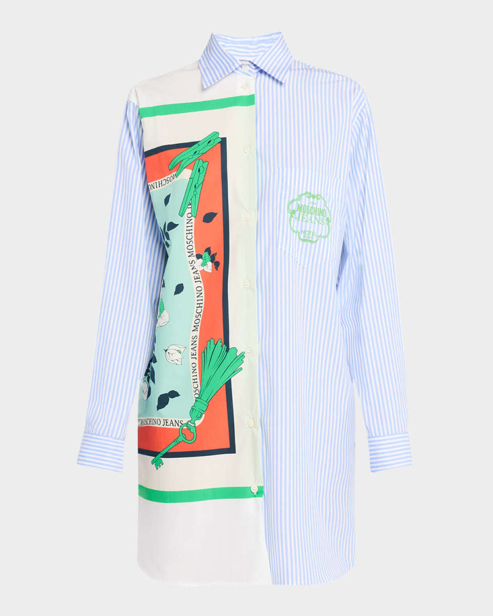 Long-Sleeve Shirtdress